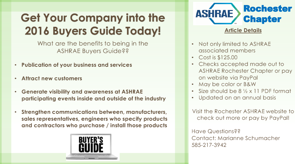 Advertise in the Buyer's Guide